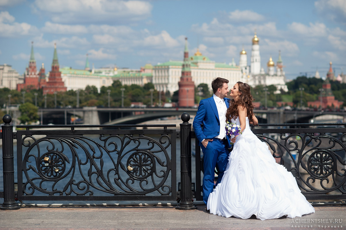 Москва на свадебных фото